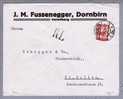 Österreich Brief 1928-12-17 Dornbirn Grenzrayon RL Nach St.Gallen - Cartas & Documentos