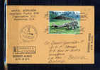 Honduras 2004 Stamp Of YT BF62 On Cover To Bolivia. Summer B. Morgan And Aeromarino Plane. 75th An Air Mail. Lobster. - Honduras