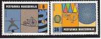 Makedonien    2002 Yv. 248-9  Mi. 254-5 ** MNH - 2002