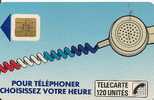 CARTE -120U-SO2-CORDON BLEU-Ko47-RECTO & VERSO-TRES EN BIAIS-TBE - Telefonschnur (Cordon)