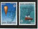 1983 San Marino     YV 1074-5   Mi. 1278-9 ** MNH - 1983