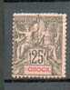 Obock 93 - YT 25 * - Une Légère Adhérence Au Verso - Unused Stamps