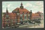 GERMANY LÜBECK LUEBECK RAILWAY STATION, BAHNHOF,   OLD POSTCARD - Luebeck