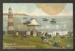 PLYMOUTH HOE,  LIGHTHOUSE ,   OLD POSTCARD - Plymouth