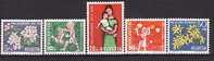 Suisse  1962 - Yv.no.700-4 Neufs** - Unused Stamps