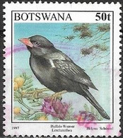 BOTSWANA 1997 Birds - 50t Buffalo Weaver FU - Botswana (1966-...)