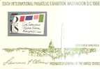 48808)foglietto Americano Serie Espo. Filatelica Waschington D.c. 1966  Con Un Valore + Annullo - Bf10 - Postal History