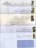 ADHESIF 390/401 LOT DE 12 LETTRES DIFFERENTES ART-LA MUSIQUE 2010 - Storia Postale