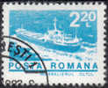 ROMANIA, 1974, Ore Carrier Oltul, Used - Usado