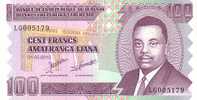 BURUNDI  100 Francs  Daté Du 01-05-2010   Pick 44    ***** BILLET  NEUF ***** - Burundi