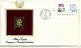 UNUSUAL STAMPS - FDC FIRST DAY COVER - YEAR 1987 - 1 Pcs. USA GOLDEN REPLICAS OF UNITED STATES OF AMERICA  GOLD STAMPS - Autres & Non Classés