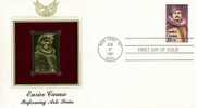 UNUSUAL STAMPS - FDC FIRST DAY COVER - YEAR 1987 - 1 Pcs. USA GOLDEN REPLICAS OF UNITED STATES OF AMERICA  GOLD STAMPS - Andere & Zonder Classificatie