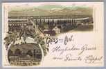 SG Au (Rheintal) 1898-05-10 Litho C.Künzli #683 Zoller´s Hotel Zum Schiff - Au