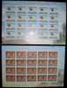 Taiwan 2002 Vatican Holy See Diplomatic Stamps Sheets National Flag Dove Bird - Blocs & Hojas