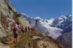 Am Weg Zum Märjelensee Mit Fieschergletscher Finsteraar-Rothorn Oberaarhorn Und Wasenhorn - Fiesch