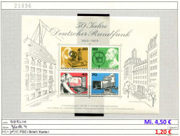 Berlin 1973 - Germany 1973 - Michel Block 4  - ** Mnh Neuf Postfris - Blocchi