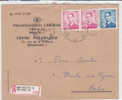 Timbres De Service.T SERV.62-63(paire)BRUXELLES 22-5.7.67 S/lettre RECOMMANDEEv.ARLON.TB - Andere & Zonder Classificatie