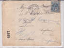 TP PAYS-B.54 ROTTERDAM 9.VIII.v.Hyth(Angl.).COURRIER TRANSMIS:man."door Frans Maes".Censure Britan.TB - Zona Non Occupata