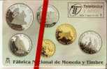 TARJETA DE ESPAÑA DE MONEDAS CONMEMORATIVAS DE TIRADA 8100  NUEVA-MINT (COIN-MONEDA) - Stamps & Coins