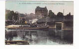 Carte 1920 CONFLANS STE HONORINE LE PONT (bateau Qui Passe Péniche Qui Replie Sa Cheminée !!!) - Conflans Saint Honorine