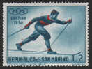 Settimi Giochi Olimpici Invernali - Cortina D´Ampezzo: Sci Da Fondo  £ 2 - 1955 - Unused Stamps