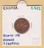 CANADA  1  CENTIMO  1.962    BRONCE  KM#49   SC/UNC   DL-9789 - Canada