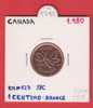 CANADA  1  CENTIMO  1.980    BRONCE  KM#127   SC/UNC   DL-9790 - Canada