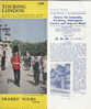B0419 - Brochure Turist. - TOURING LONDON 1958/CORRIERA/autobus/Anne Hathway´s Cottage/Shakespeare Hotel/Luton Hoo/Devon - Tourisme, Voyages