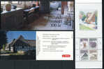Denmark 1997 - Open Air Museum 100 Years - Complete Booklet With 2 Blocks Of 4 - Markenheftchen