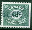Canada 1955  48 Cent Unemployment Insurance Issue #FU40 - Fiscaux