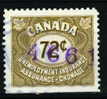Canada 1955  72 Cent Unemployment Insurance Issue #FU42 - Fiscaux