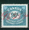 Canada 1955  96 Cent Unemployment Insurance Issue #FU44 - Fiscaux