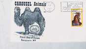 First Day Of Issue Carousel Animals Goat Cover By Fulton - Altri & Non Classificati