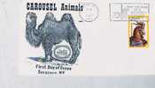 First Day Of Issue Carousel Animals Goat Cover By Fulton - Other & Unclassified