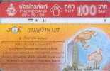 # THAILAND 02-09-38 Building & Earth 100 Landis&gyr   Tres Bon Etat - Thaïlande