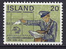 Iceland 1974 Mi. 499      20 Kr UPU Weltpostunion  Postbote Mail Man MNH** - Ungebraucht