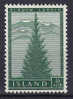 Iceland 1957 Mi. 320   35 A Wiederaufforstung Islands Rotfichte Tree Baum MH* - Unused Stamps