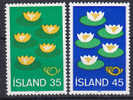 Iceland 1977 Mi. 520-21 NORDEN Complete Set Of 2 MNH** - Unused Stamps