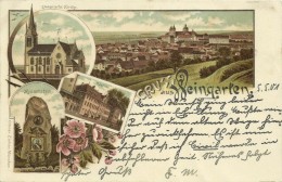 AK Weingarten Mehrbild-Farblitho 1901 #05 - Ravensburg