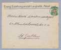 Heimat SG Abtwil 1923-04-27 Portofreiheit-Brief Gr#1023 Evang. Erziehungsanstalt Langhalde Zu#12A 2750 Marken Abgeg. - Franchigia