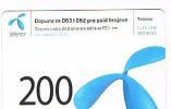 SERBIA - TELENOR  (GSM RECHARGE ) -  200 EXP. 12.07      -  USED °  -  RIF. 3024 - Altri – Europa