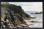 RB 677 - Early Postcard Houses & Land's End Hotel At Top Of Rugged Cliff Cornwall - Land's End