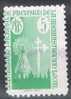 Sello Mutua Prevision  Administracion Social 5 Pts Verde, Fiscal º - Revenue Stamps