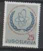 1961YU-MH-942 JUGOSLAVIJA JUGOSLAWIEN NUCLEARE ELEKTRONIKA    STAMPS PER COLLECTIONE NEVER HINGED - Nuovi