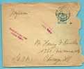 425 Op DRUKWERK Brief (imprime) Met Stempel BRUXELLES Naar U.S.A. Met Stempel RECELVED IN BAD ORDER / UPTOWN STATION !!! - 1935-1949 Kleines Staatssiegel