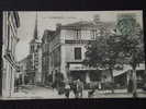 ANDREZIEUX (ANDREZIEUX-BOUTHEON) - La Place - Commerces - Voyagée Le 21 Mai 1907 - Cliché TOP ! Pliure (scan) -> 16€/2 - Andrézieux-Bouthéon