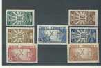 TURQUIE   -      N°  823   /   829 - 1934-39 Sandjak Alexandrette & Hatay