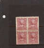 New Zealand 1898 2p Rose Brown, Mint No Hinge, Rust Spots, Block Of 4, Sc# 72 - Ongebruikt