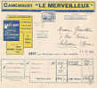 FA 584 /FACTURE ANCIENNE  CAMEMBERT LE MERVEILLEUX  BUQUET SEREY  A MITTOIS  CALVADOS - Invoices