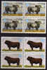 Taureau Du Sussex & Taureau Brahman. Yv.# 422/23 Bloc De 4 Neufs ** Cote 25.40 €. Liquidation ! - Cows